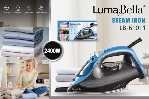 مكواه بخار 2400 وات لوما بيلا LB-61011